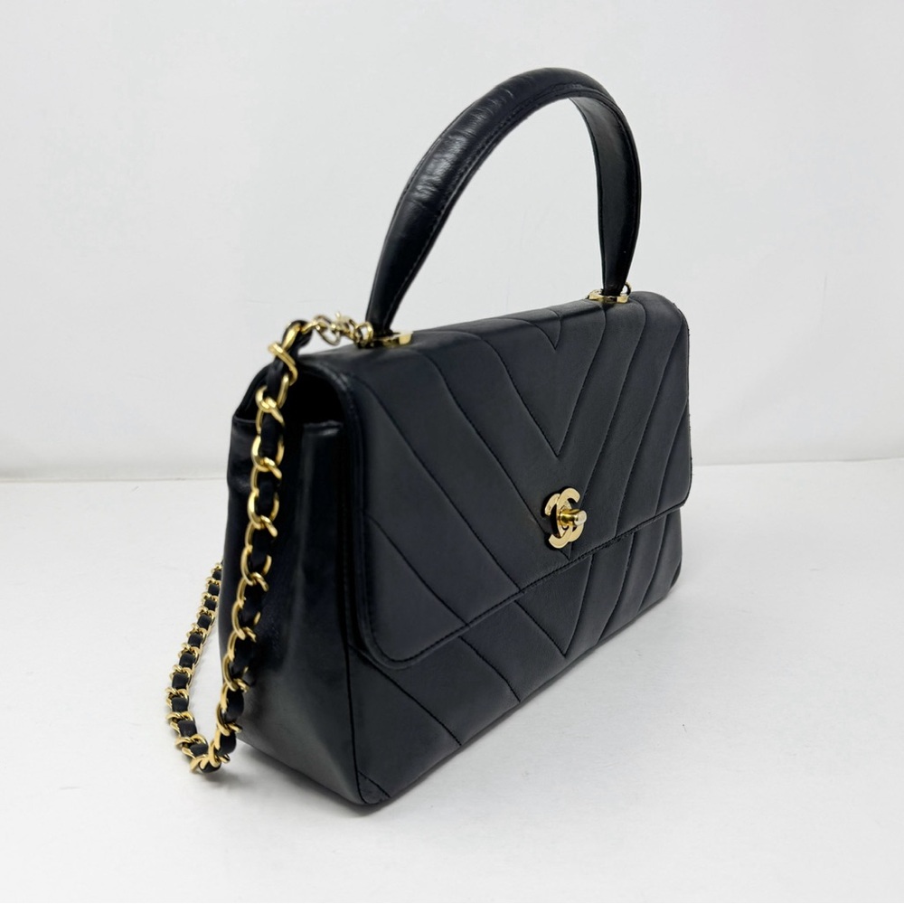 Chanel Vintage Top Handle Bag - Picture 2 of 15